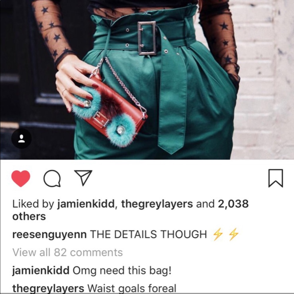 H&M  Paper Bag Waist Pants